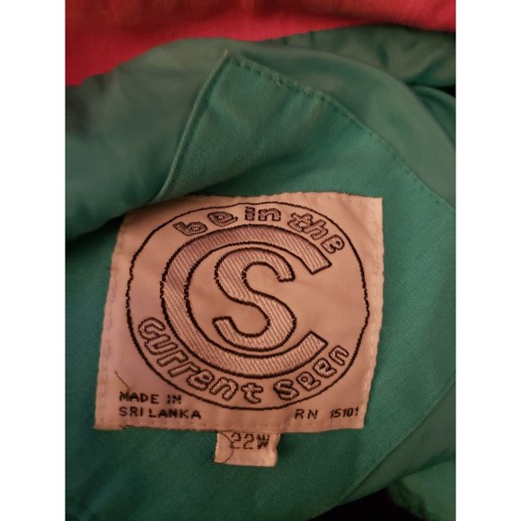 80s‎ Teal and Pink Jacket - Picture 4 of 4